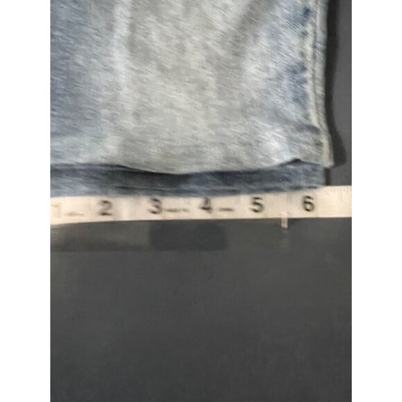 Anthropologie Level 99‎ Womens Blue Denim Bermuda Shorts Size 4/27 - Picture 10 of 14